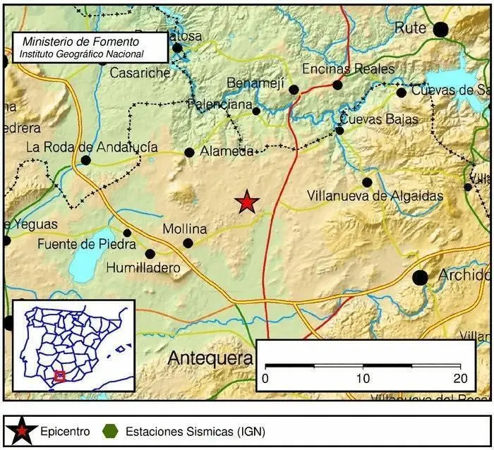 MAPA DE LOS SE&Iacute;SMOS.  - EP