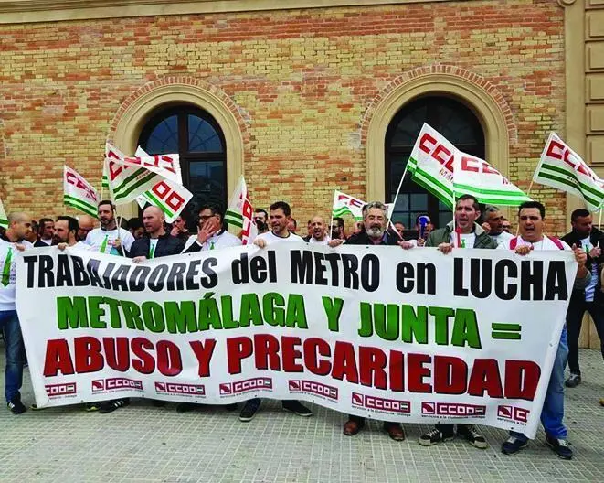 Protesta plantilla del metro (archivo) - VM