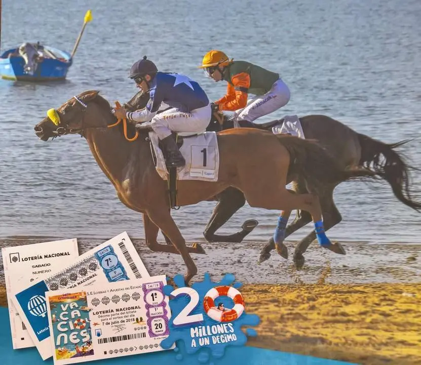 Parte del cartel anunciador del Sorteo Extraordinario de la Loter&iacute;a Nacional - A. I.