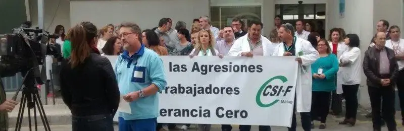 Protesta contra las agresiones en Mijas. - VM
