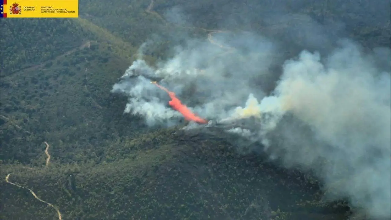 Incendio de Nerva, ya controlado. - EP