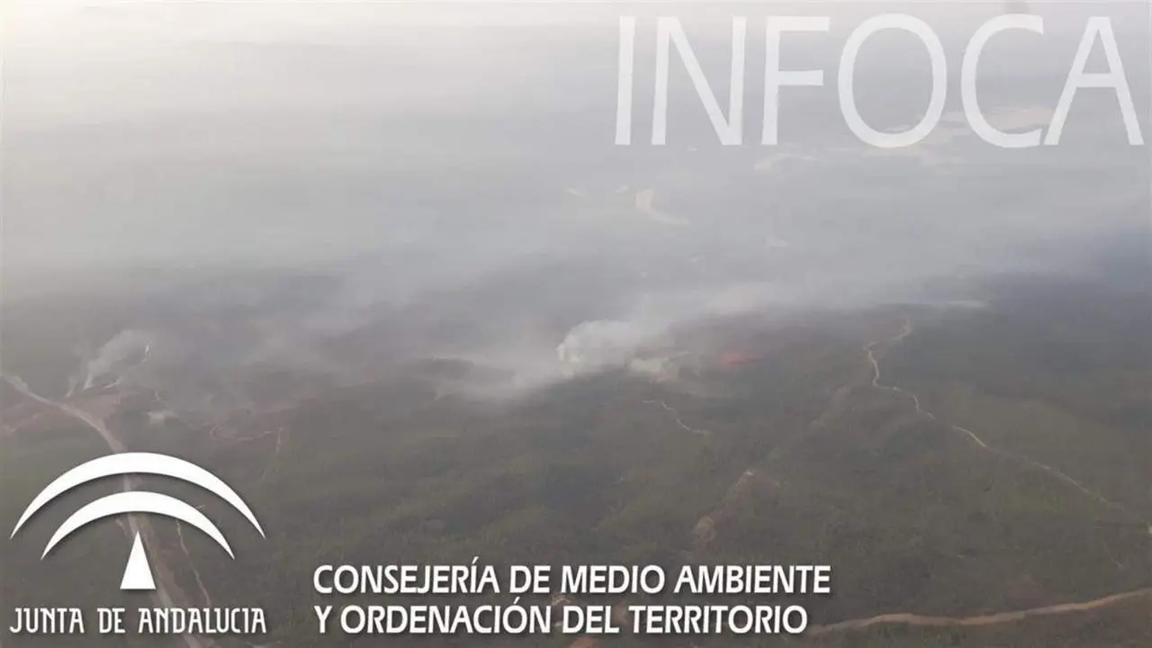 Incendio en Almonaster. - EP