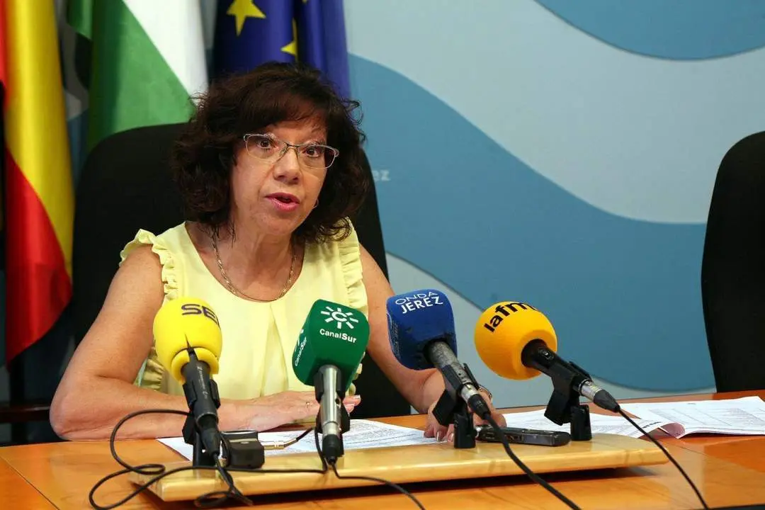 Carmen Collado, en rueda de prensa.  - Andaluc&iacute;a Informaci&oacute;n