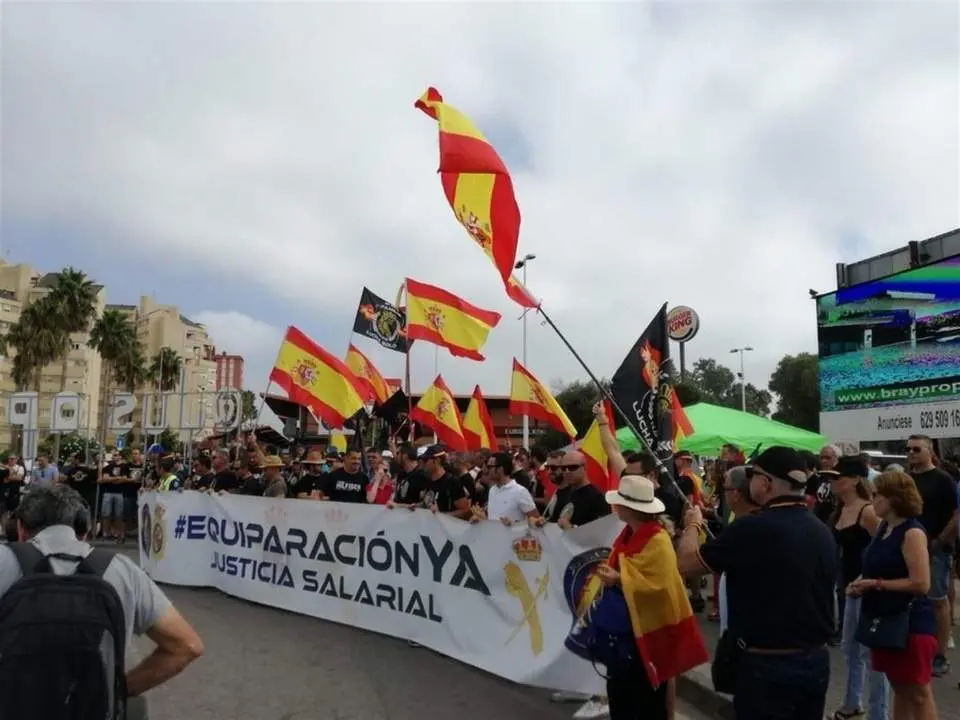 Protesta de Jusapol. - Europa Press