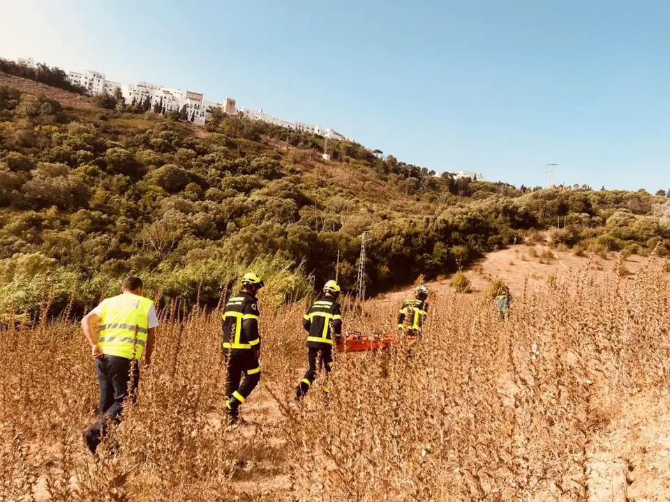 Actuaci&oacute;n del Consorcio en La Barca de Vejer. - Bomberos.