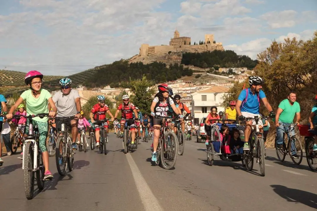 Participantes en el D&iacute;a de la Bicicleta.  - MAP