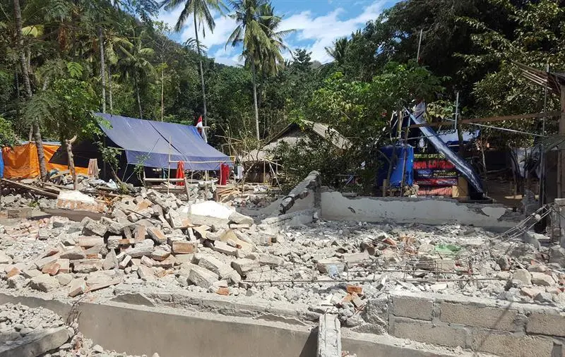 Terremoto en Lombok. - Efe