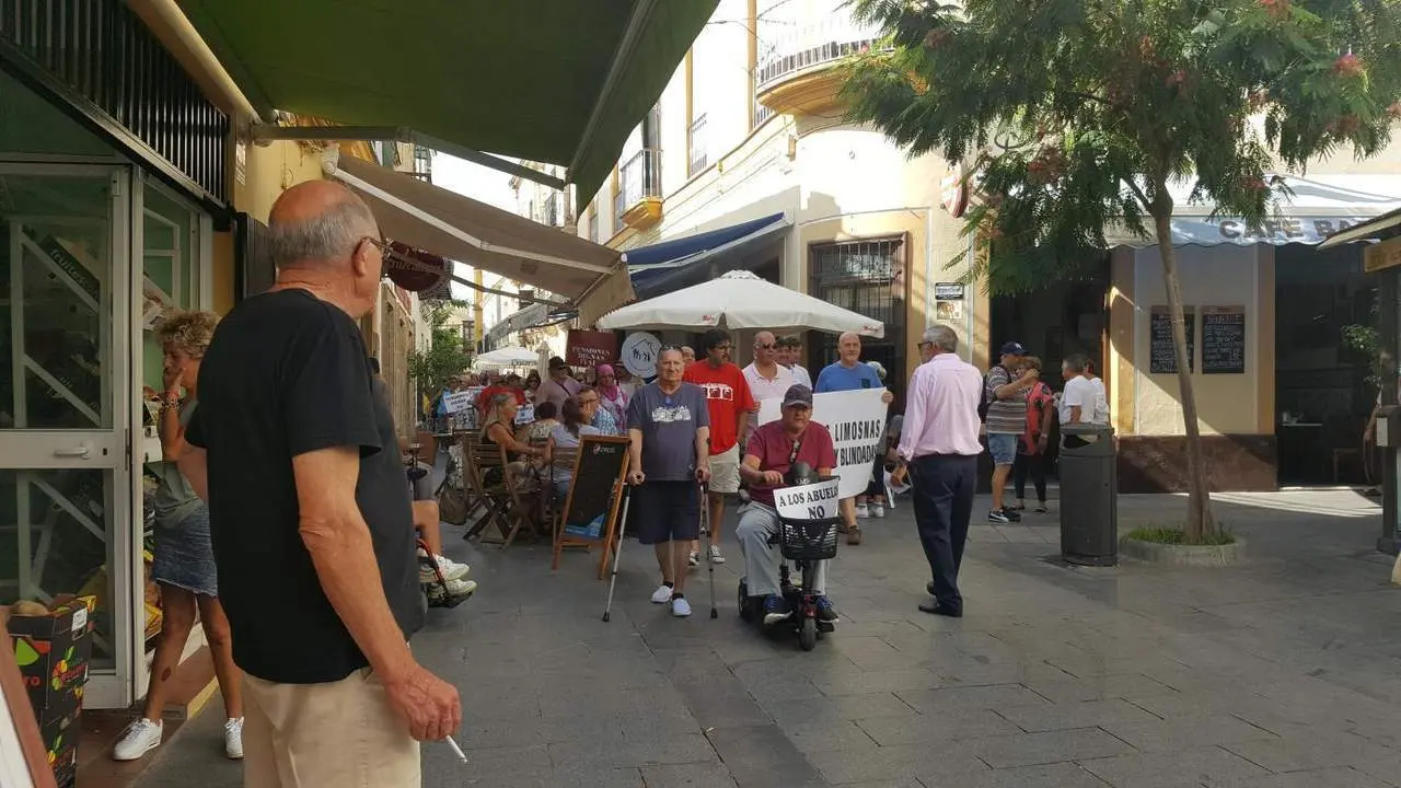 Los pensionistas, por la Placilla - B. G. S. 