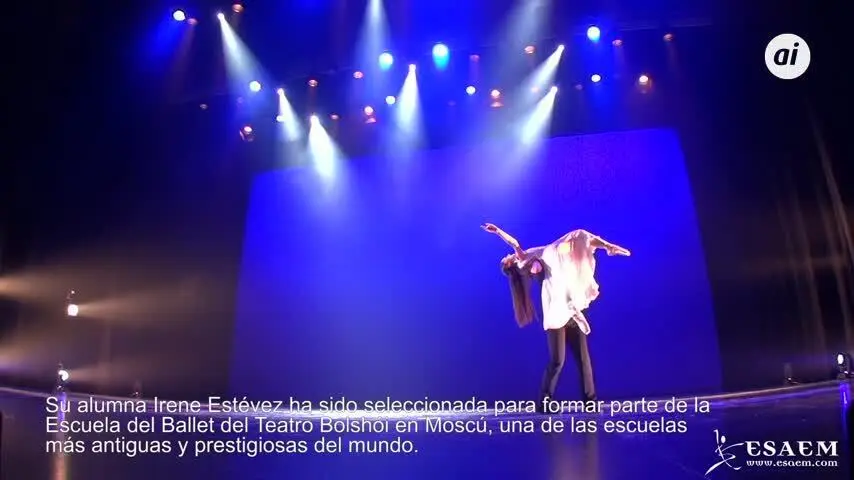 Irene Est&eacute;vez, la primera malague&ntilde;a en el Teatro Bolsh&oacute;i