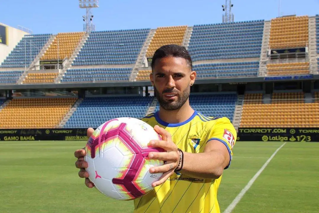 El cadista Sergio S&aacute;nchez. - C&aacute;diz CF
