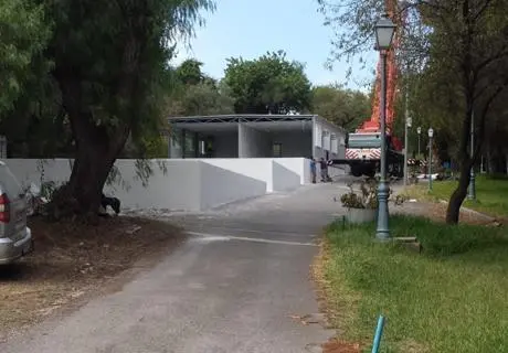 Las obras de los barracones. - VM