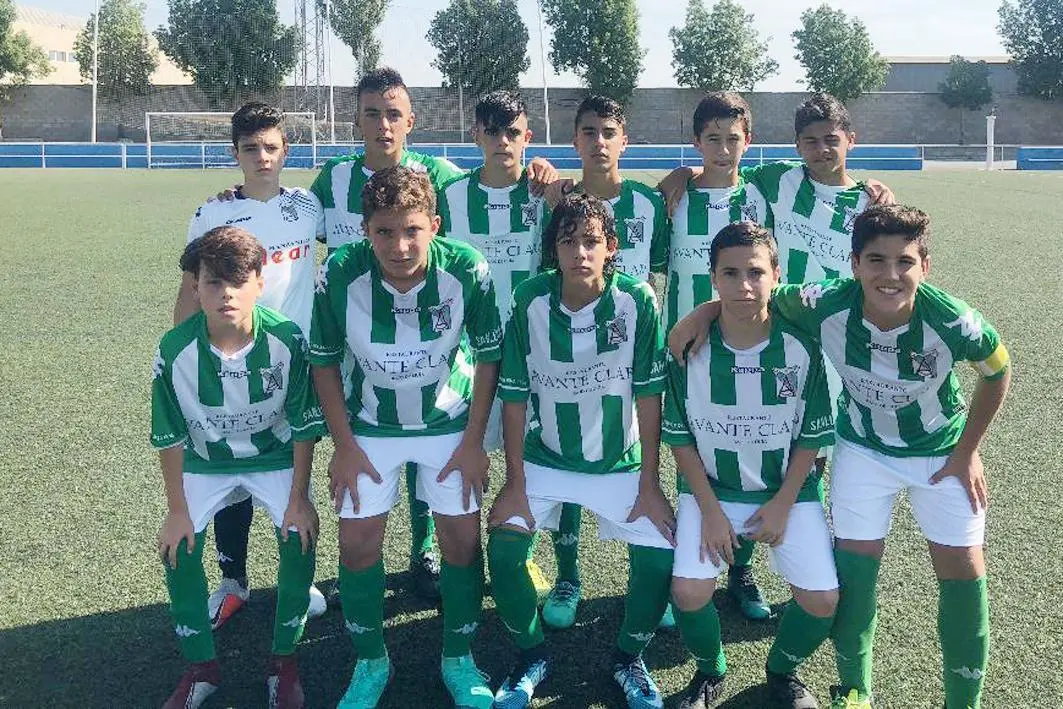 Once inicial del equipo infantil A del Atl&eacute;tico Sanluque&ntilde;o en tierras onubenses - A. I.
