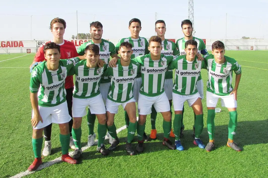 Once inicial que present&oacute; el equipo juvenil A del Atl&eacute;tico Sanluque&ntilde;o - Ra&uacute;l J. Bustillos