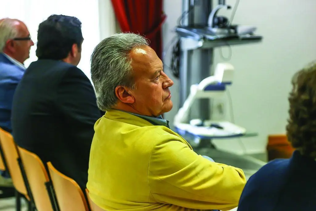 Pacheco con el resto de acusados.  - Cristo Garc&iacute;a