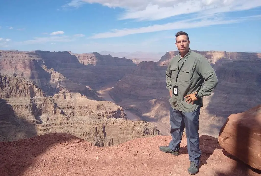Cristian Corbacho, en el Gran Ca&ntilde;&oacute;n del Colorado. - 
