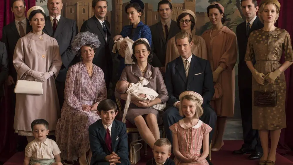 Parte del reparto de The Crown - Netflix