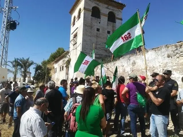 Movilizaci&oacute;n en el cortijo de Gambogaz. - EP