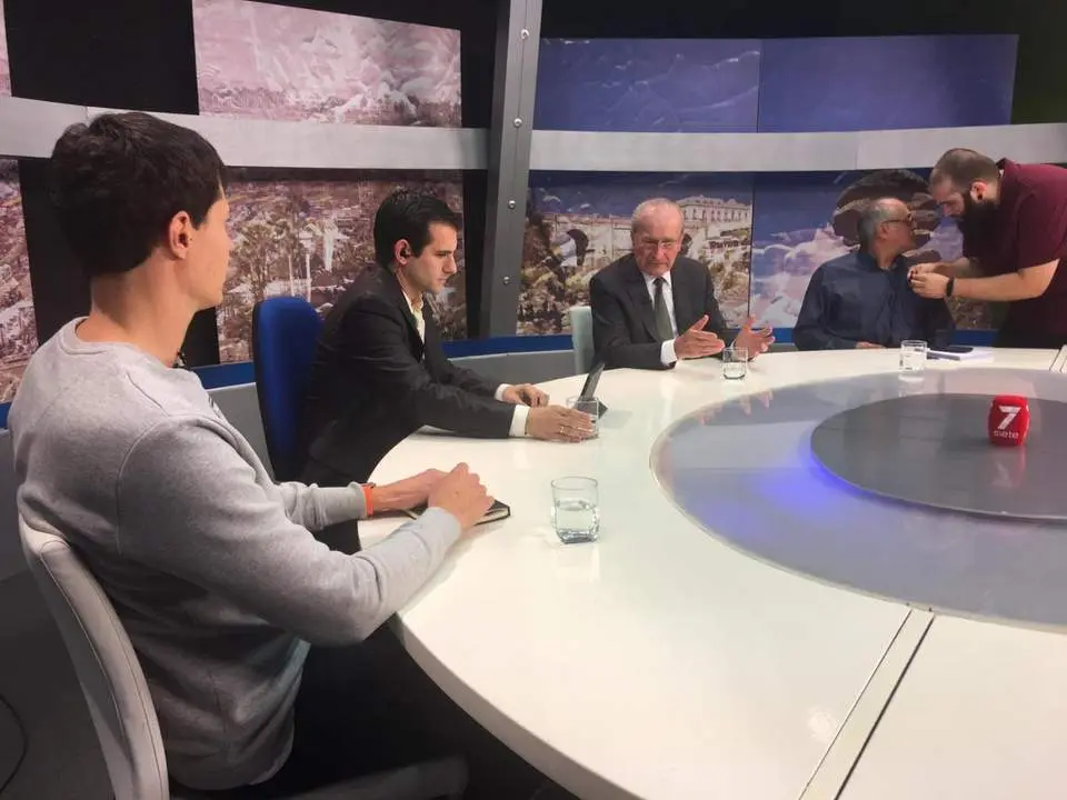 Imagen de la tertulia de &lsquo;El Mirador&rsquo;, en 7 TV Andaluc&iacute;a. - VM