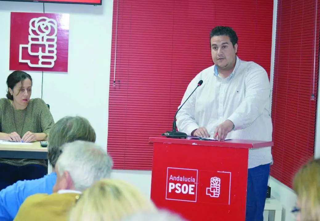 Manuel Garc&iacute;a, portavoz del Grupo Municipal Socialista en Marbella. - V.M.