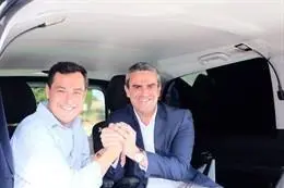 Moreno Bonilla con Ortiz. - Viva
