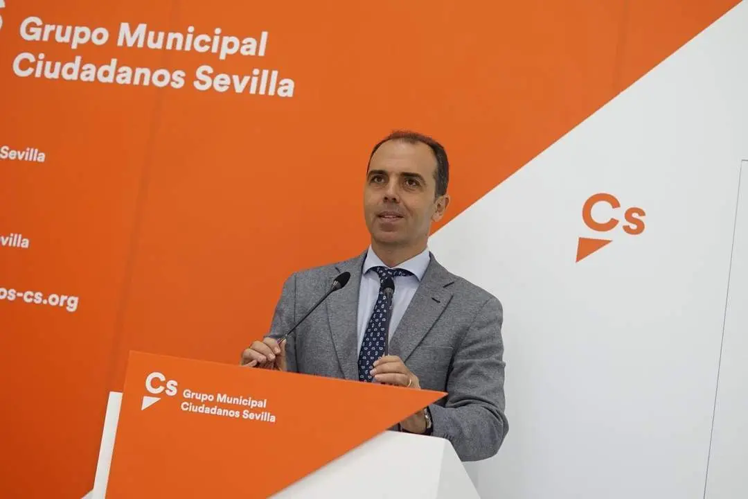 Javier Mill&aacute;n, portavoz de Cs en Ayuntamiento de Sevilla. - Cs