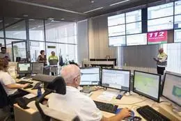 Sala de operaciones del servicio de emergencias 112. - VN