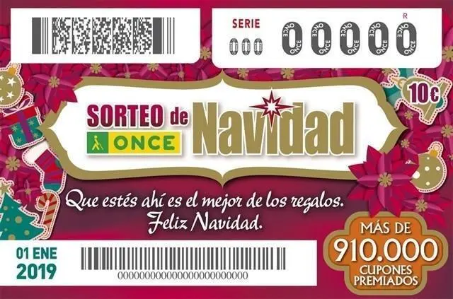 Cup&oacute;n Navidad ONCE. - ONCE