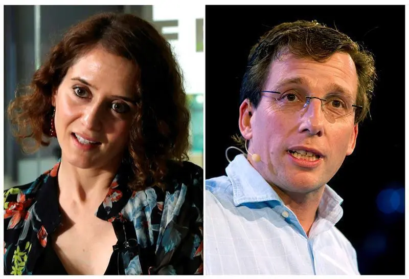 Ayuso y Mart&iacute;nez-Almeida. - efe