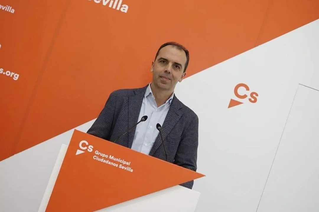 Javier  Mill&aacute;n, portavoz de Cs en el Ayuntamiento de Sevilla. - EP