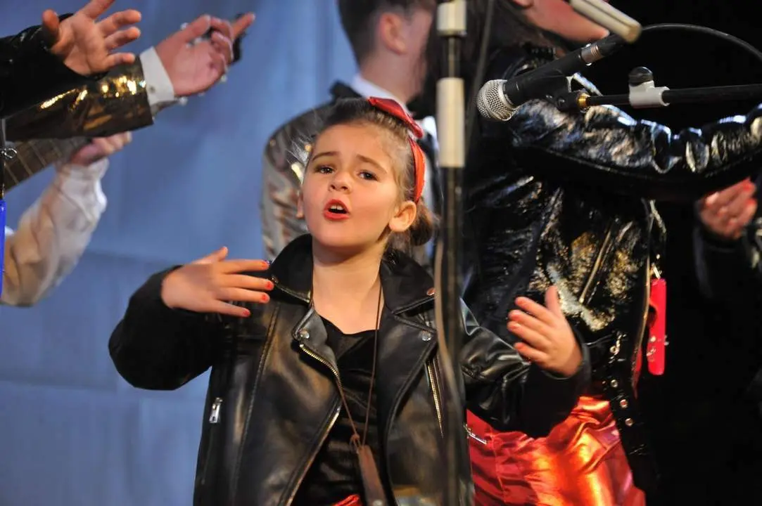 Integrante de la comparsa infantil 'Canta'.  - J.F.C.