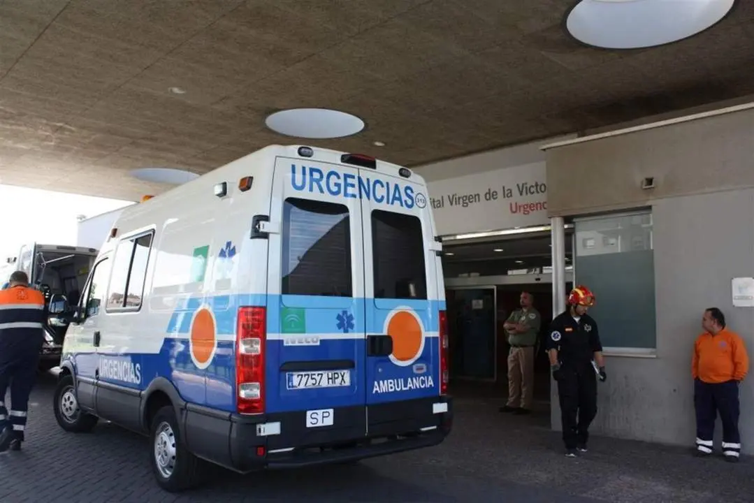 urgencias del hospital virgen de la victoria. - ep
