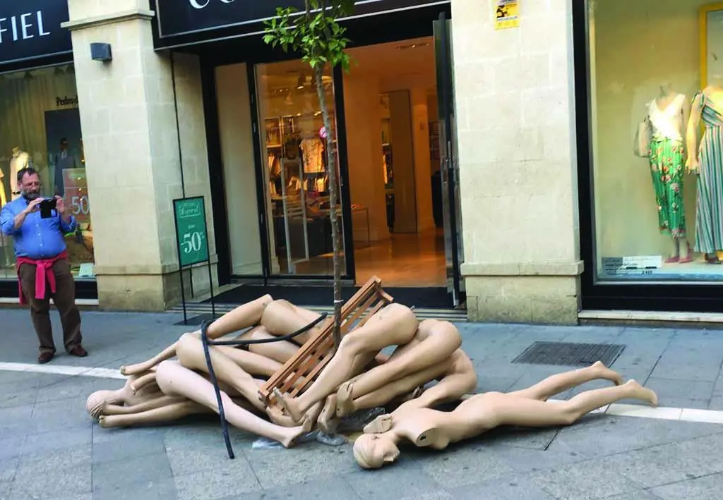 Una imagen reciente en la calle Larga - Cedida