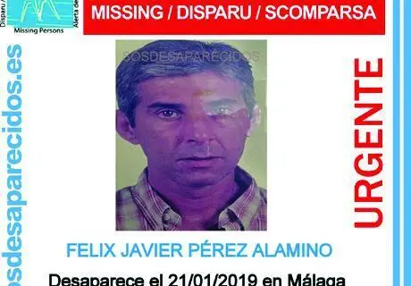 Alerta por desaparici&oacute;n en M&aacute;laga. - Sosdesaparecidos