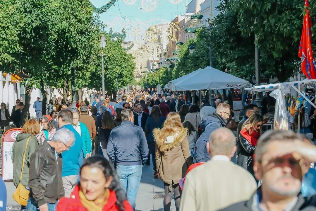 Gran ambiente en el centro de Jerez - Cristo Garc&iacute;a