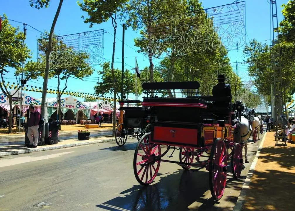 La Feria de El Puerto. - AI