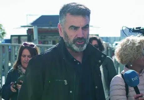 Uno de los testigos a su llegada al juzgado. - EFE/Carlos D&iacute;az