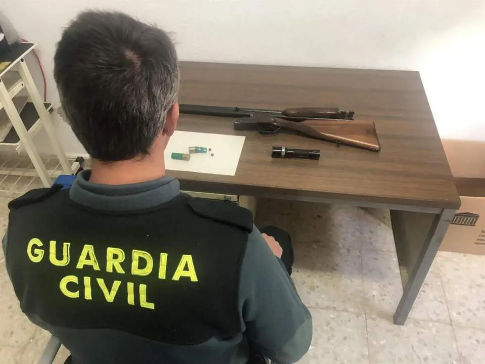 Arma incautada. - VH