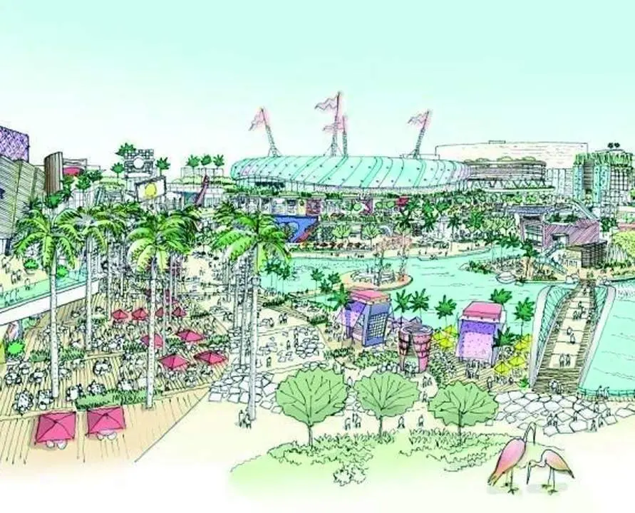 Recreaci&oacute;n del futuro centro comercial y de ocio de Torremolinos. - V.M.