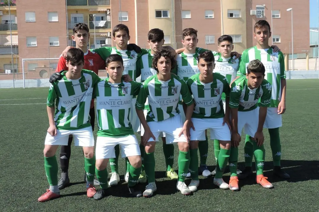 Once inicial que present&oacute; el equipo infantil del Atl&eacute;tico Sanluque&ntilde;o - Ra&uacute;l J. Bustillos