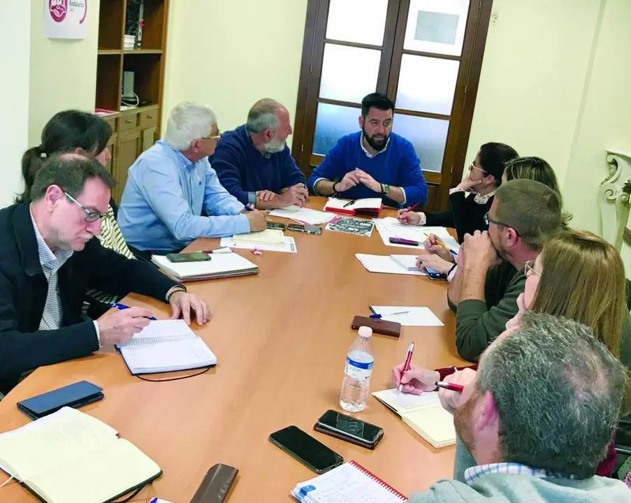 Reuni&oacute;n con los sindicatos. - PSOE