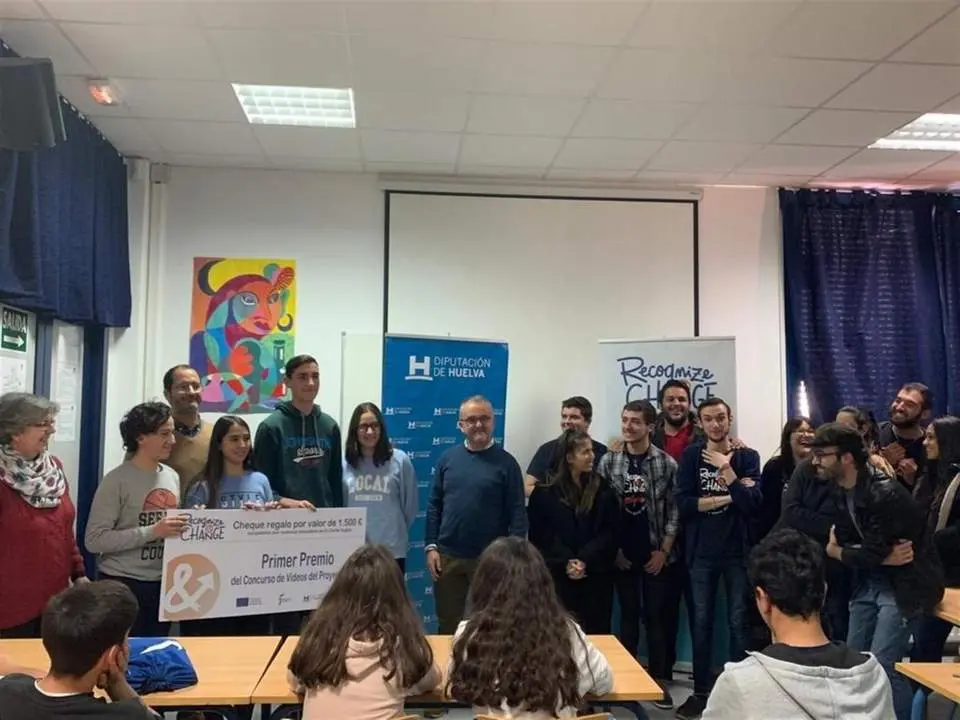 Entrega del premio. - VH