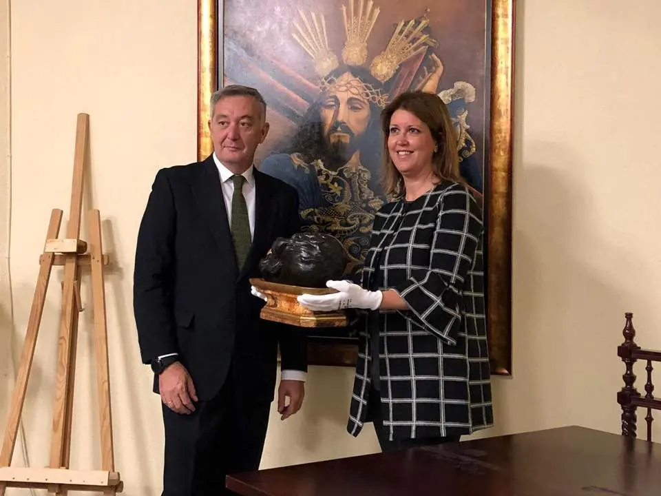 Cesi&oacute;n de la cabeza de San Juan. - Junta