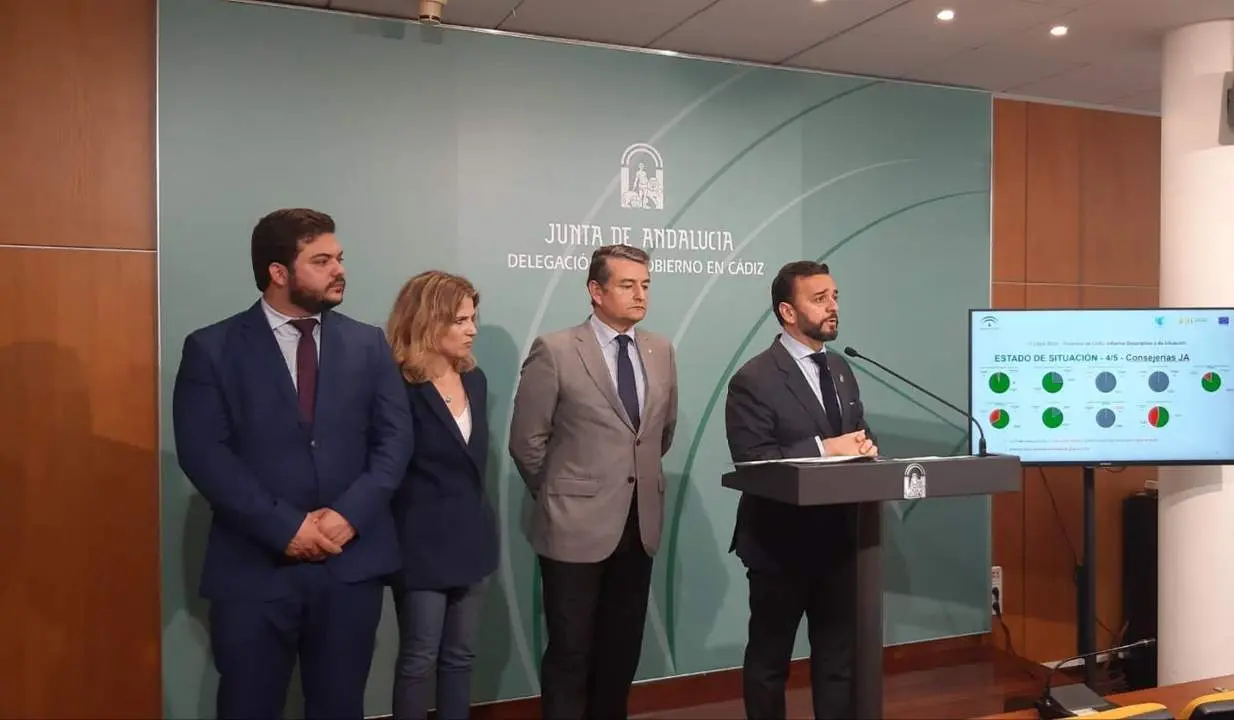 Una imagen de la rueda de prensa.  - Andaluc&iacute;a Informaci&oacute;n