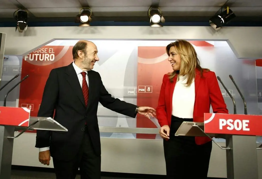 D&iacute;az y Rubalcaba. - Europa Press