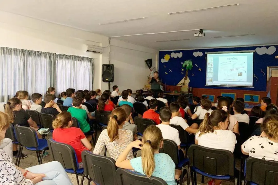 Un momento de las jornadas celebradas en el CEIP Maestra Caridad Ruiz - A. I.
