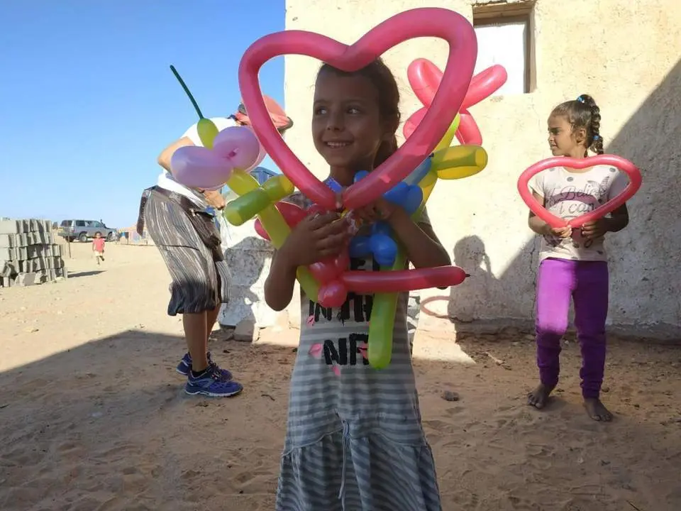 Un campamento saharaui. - Viva