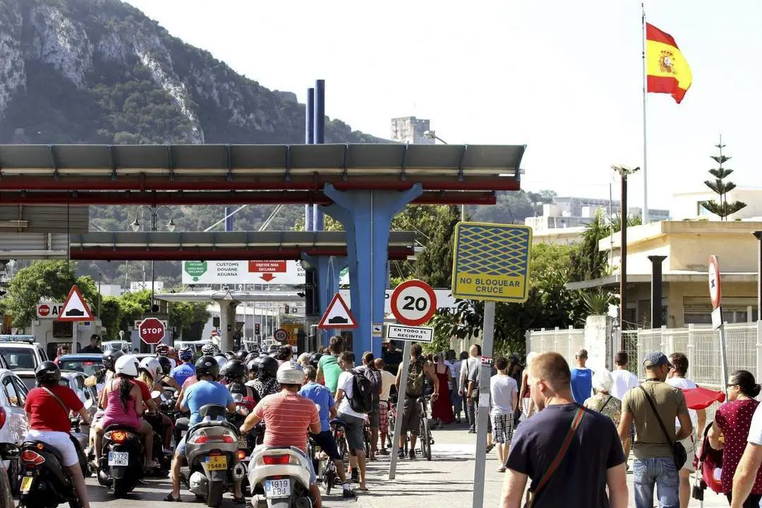 Frontera de Gibraltar.- - AI