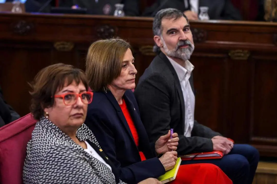 Cuixart y Carme Forcadell. - Europa Press