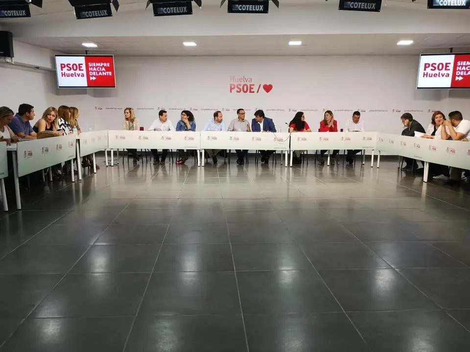 Ejecutiva provincial del PSOE en Huelva. - VH