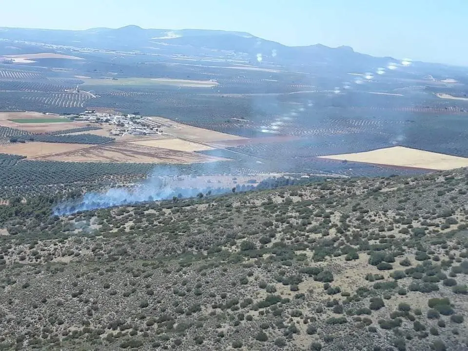 Incendio en Mollina. - plan infoca